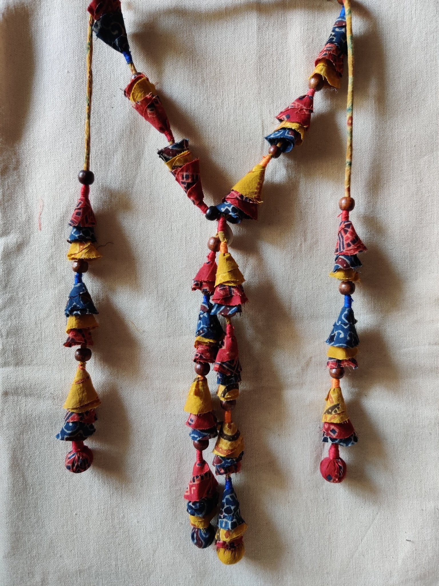 Ajrakh Beach Neckpiece - Image 3