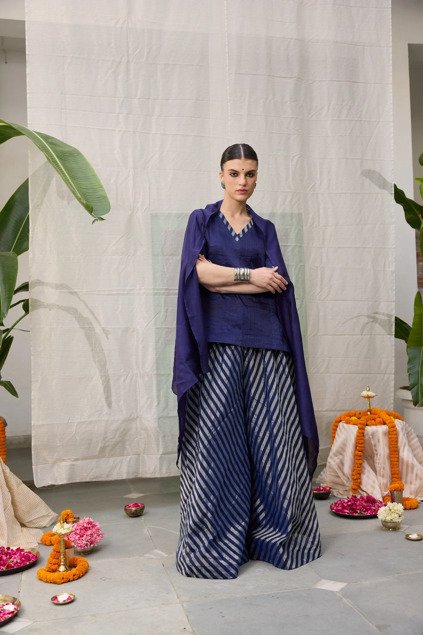Amala Flared Pants - Blue - Image 5