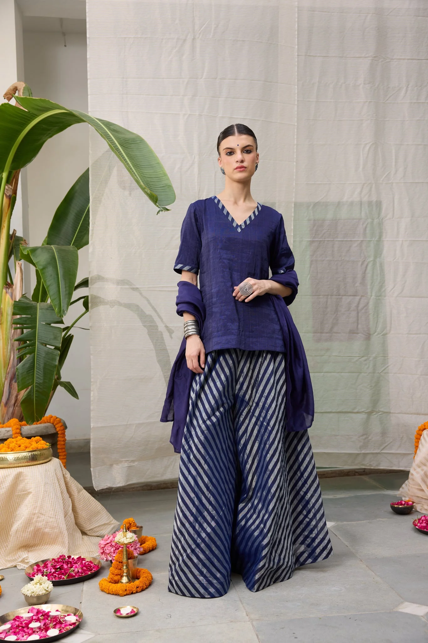 Amala Kurta - Blue - Image 5