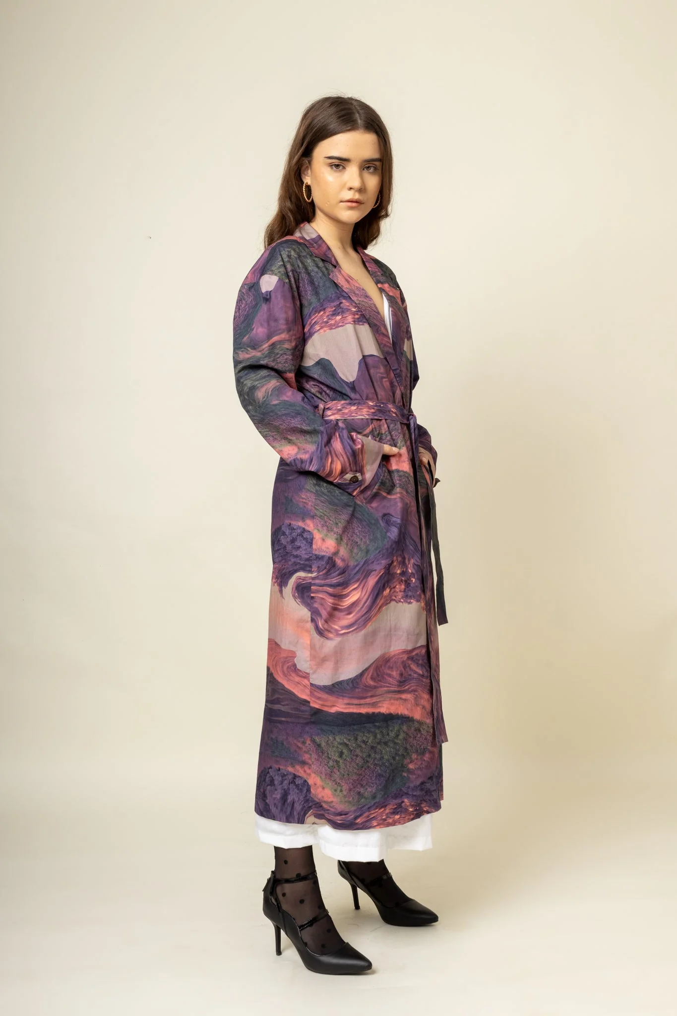 Amelia Printed Trench - Image 3