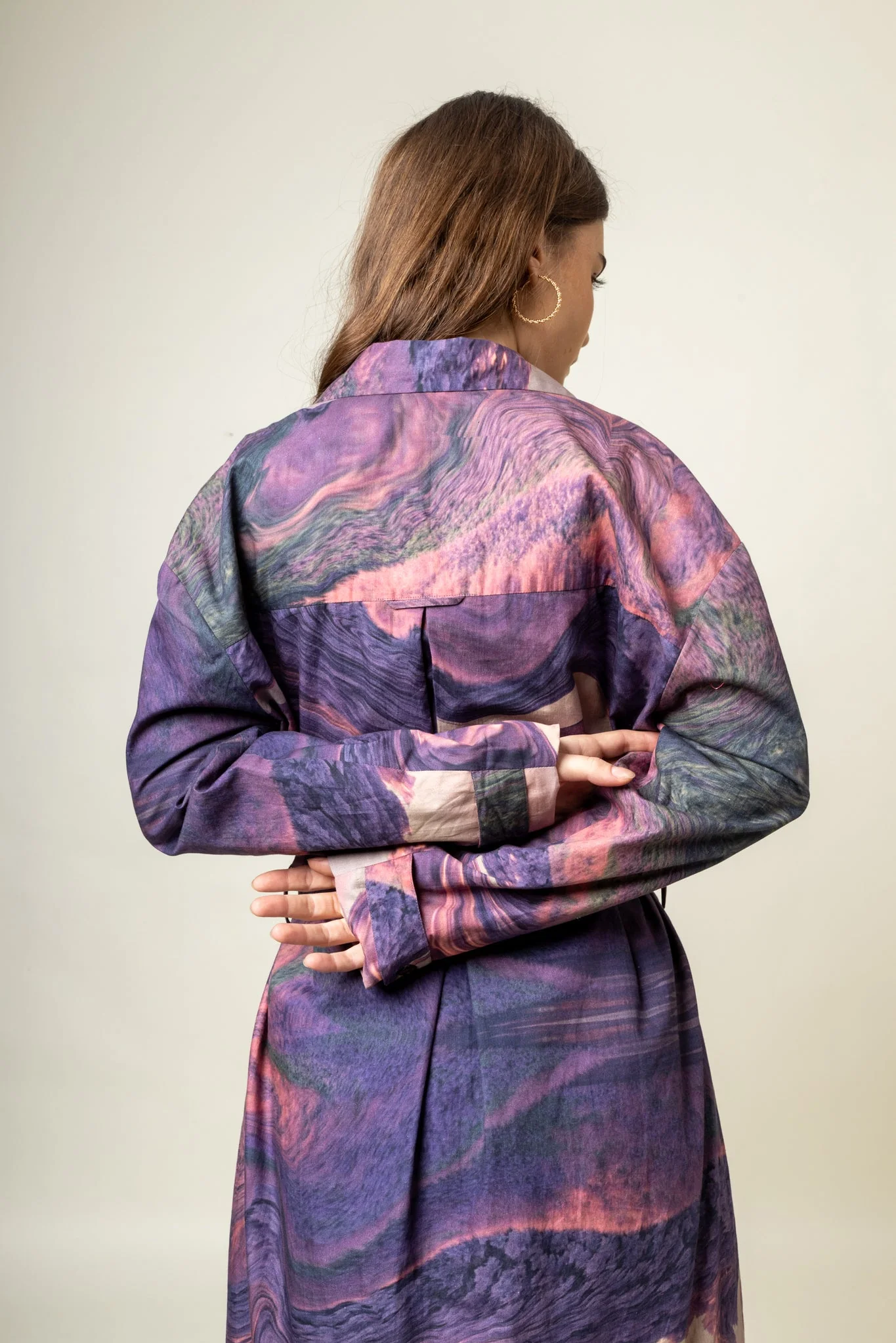 Amelia Printed Trench - Image 6