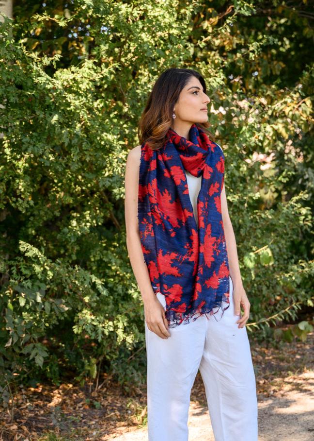 Amethyst Peace Silk Scarf - Image 2