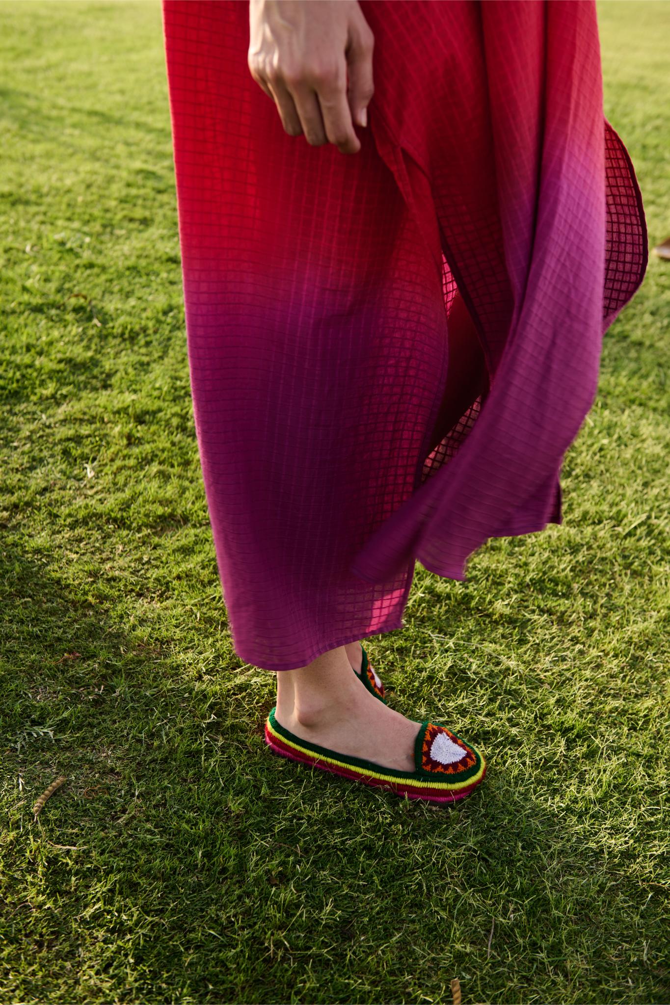 Angela Kaftan - Pink Red Purple Ombre - Image 6