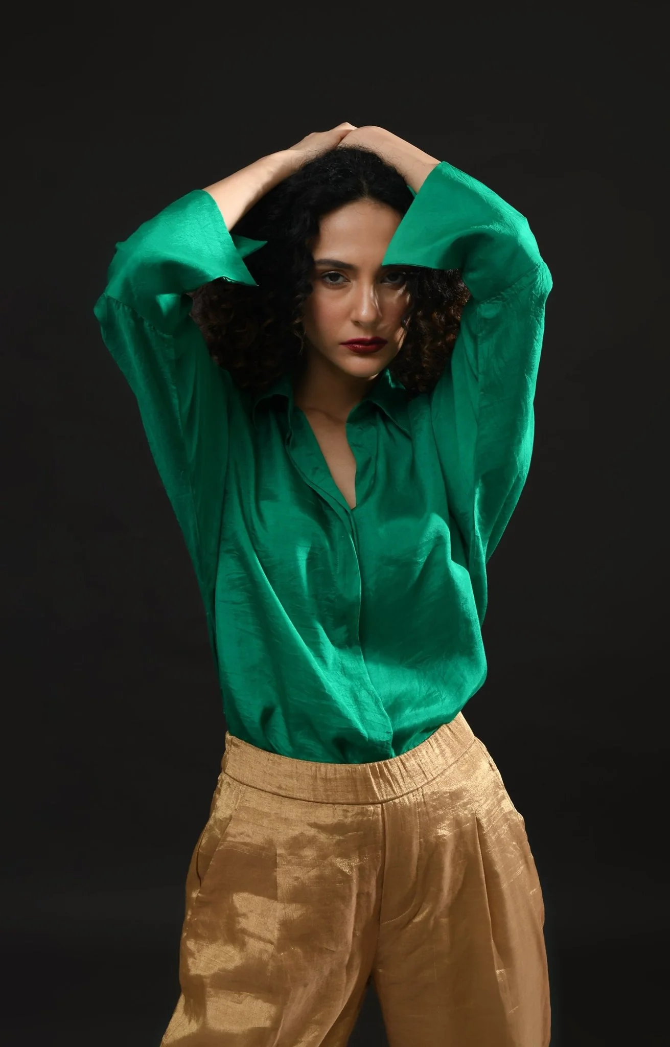 Angela Silk Shirt - Image 10