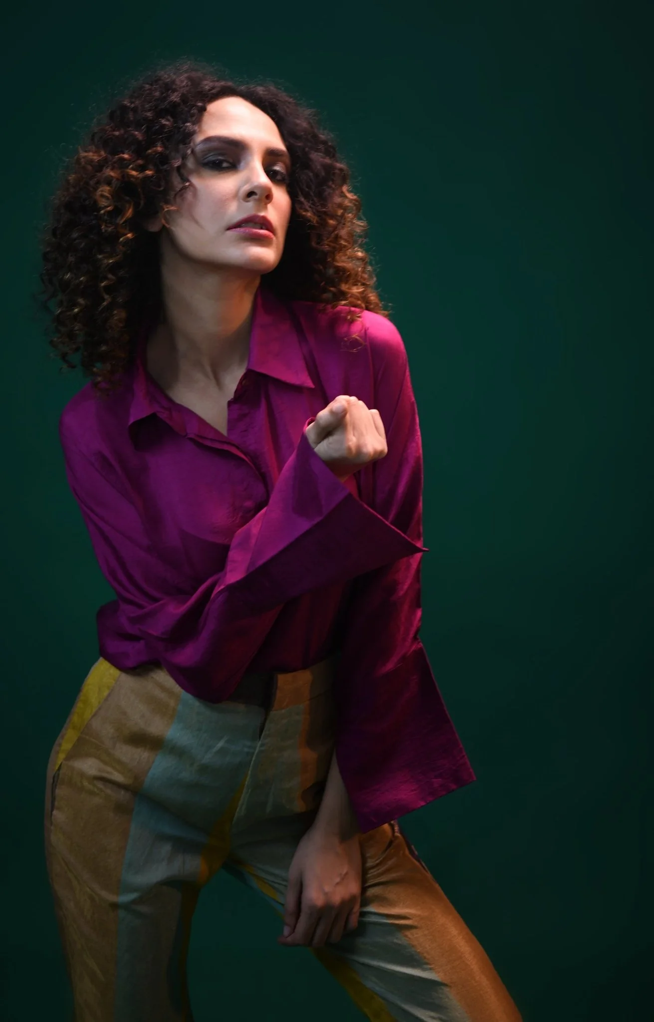 Angela Silk Shirt - Image 13
