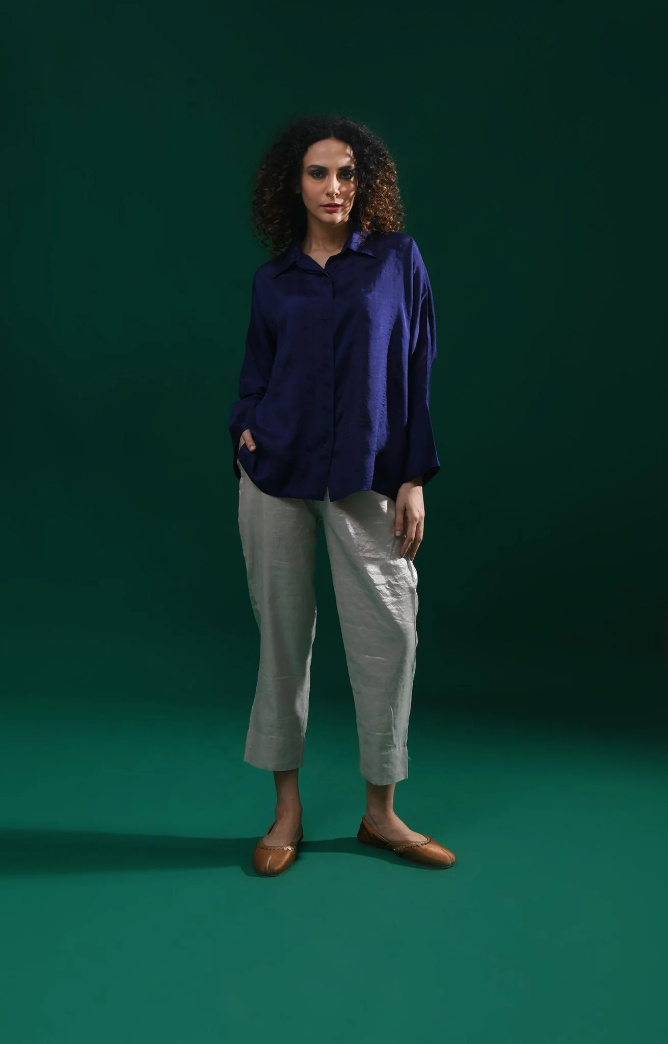 Angela Silk Shirt - Image 16