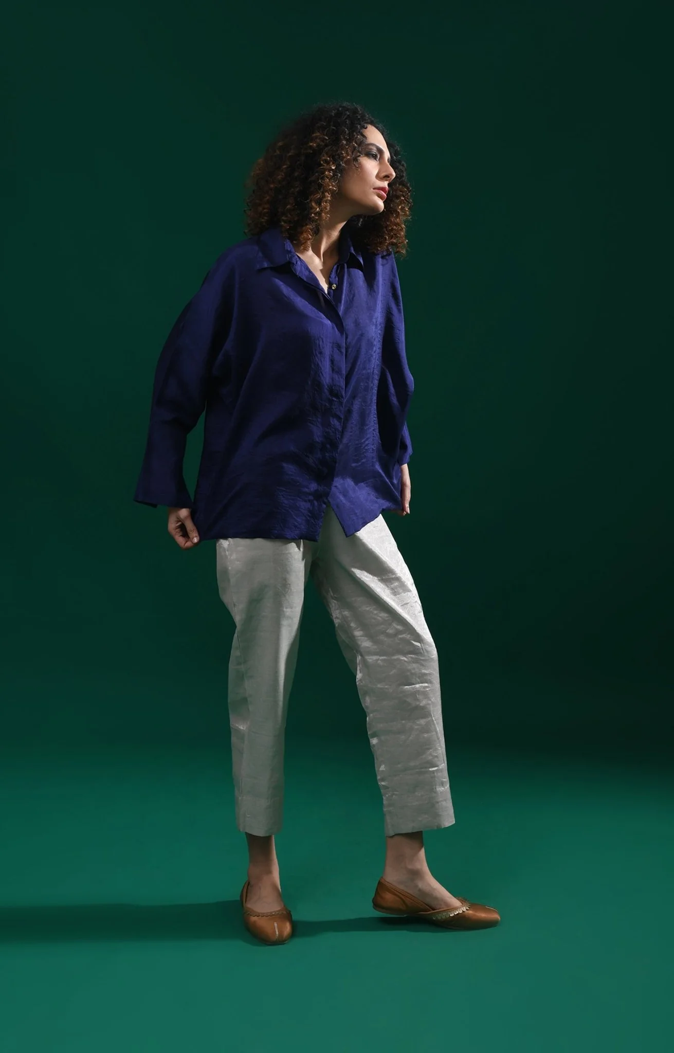 Angela Silk Shirt - Image 17
