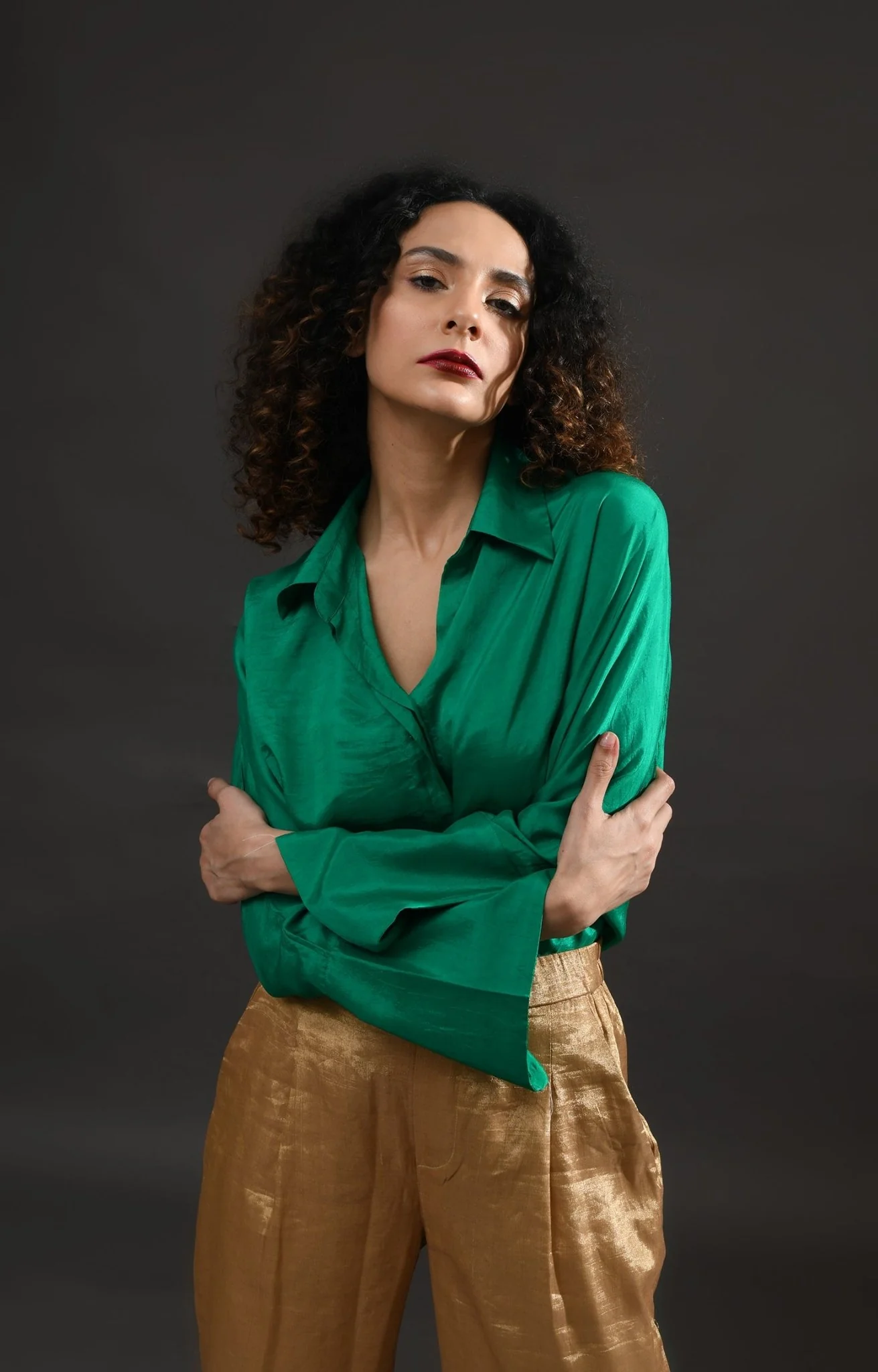 Angela Silk Shirt - Image 9