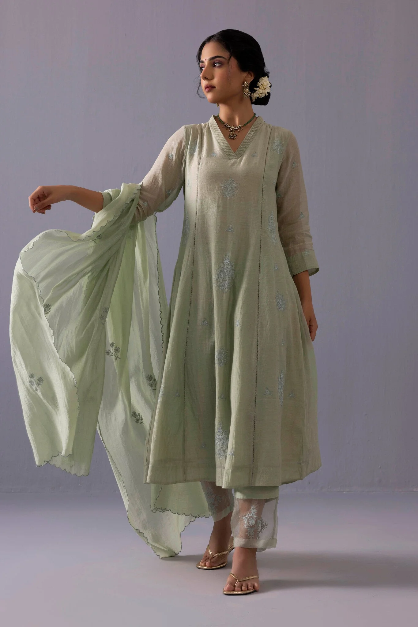 Ankita Kurta Set - Green