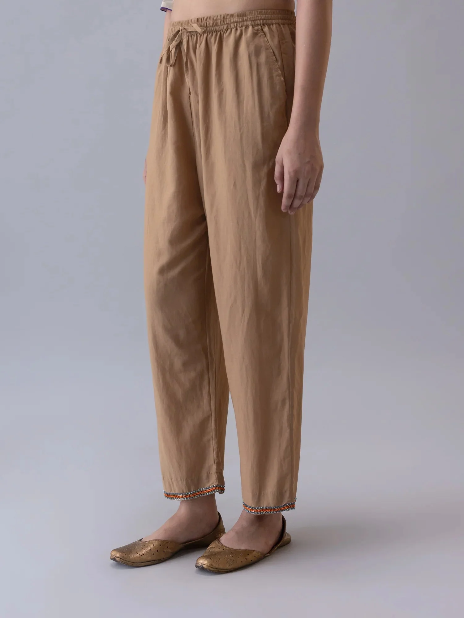 Annam Beige Trousers - Image 2