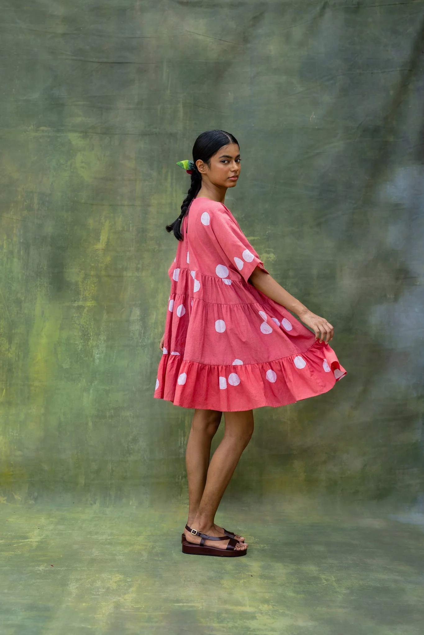 Arlene Coral Dress - Image 5