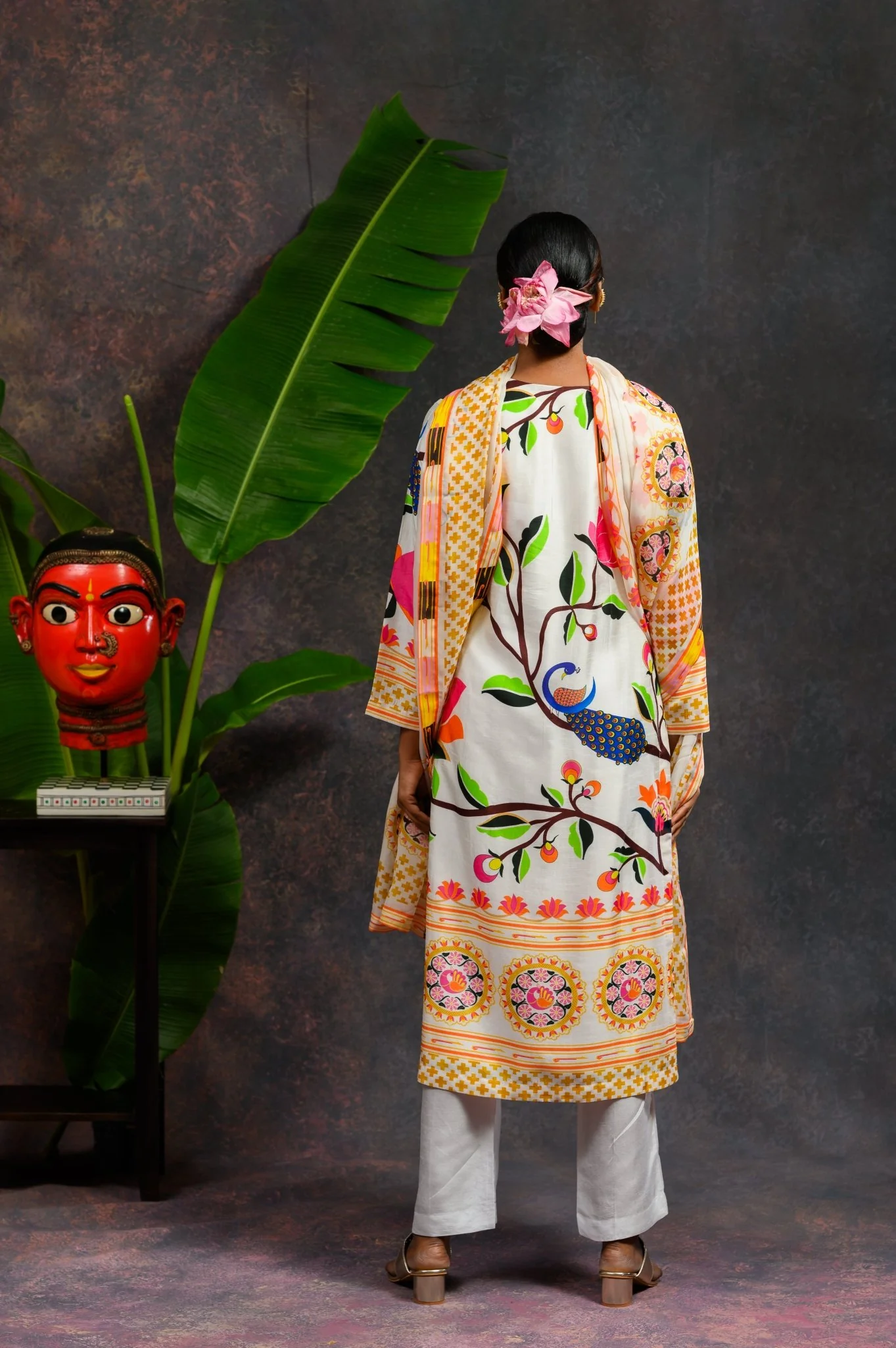 Asawali White Kurta Set - Image 4