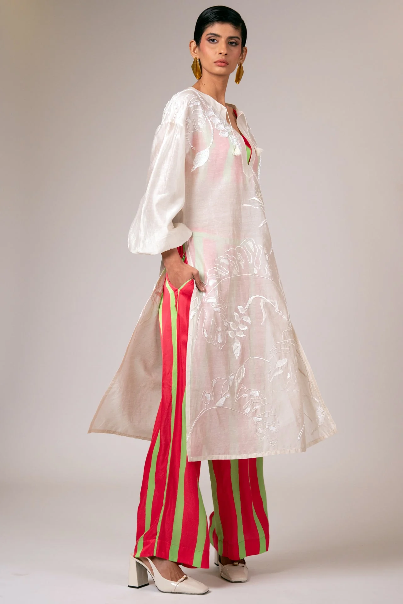 Astra - Sheer Kaftan, Bustier & Pants - Image 3