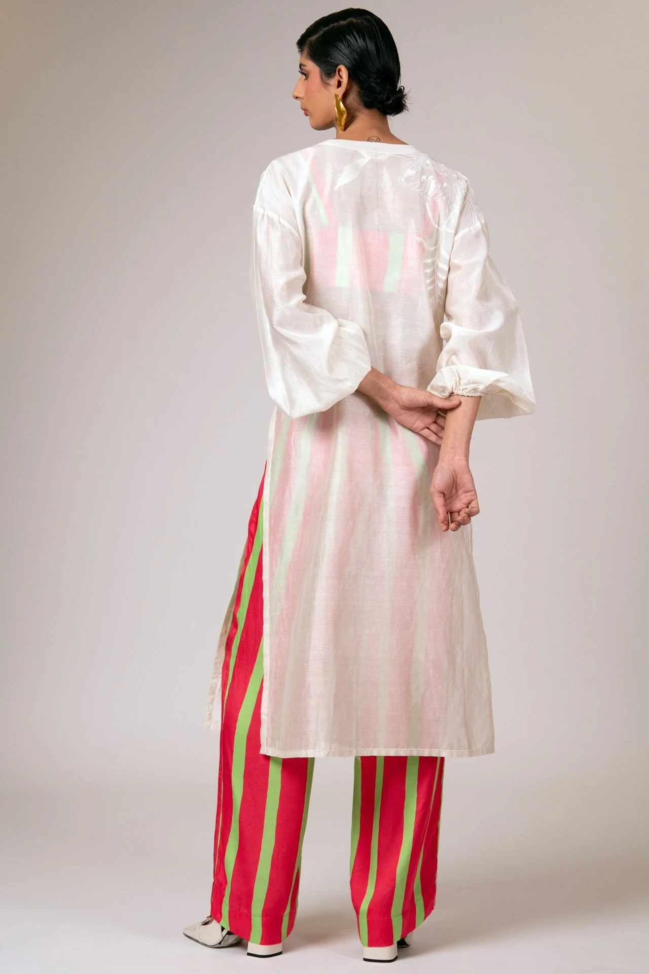 Astra - Sheer Kaftan, Bustier & Pants - Image 4