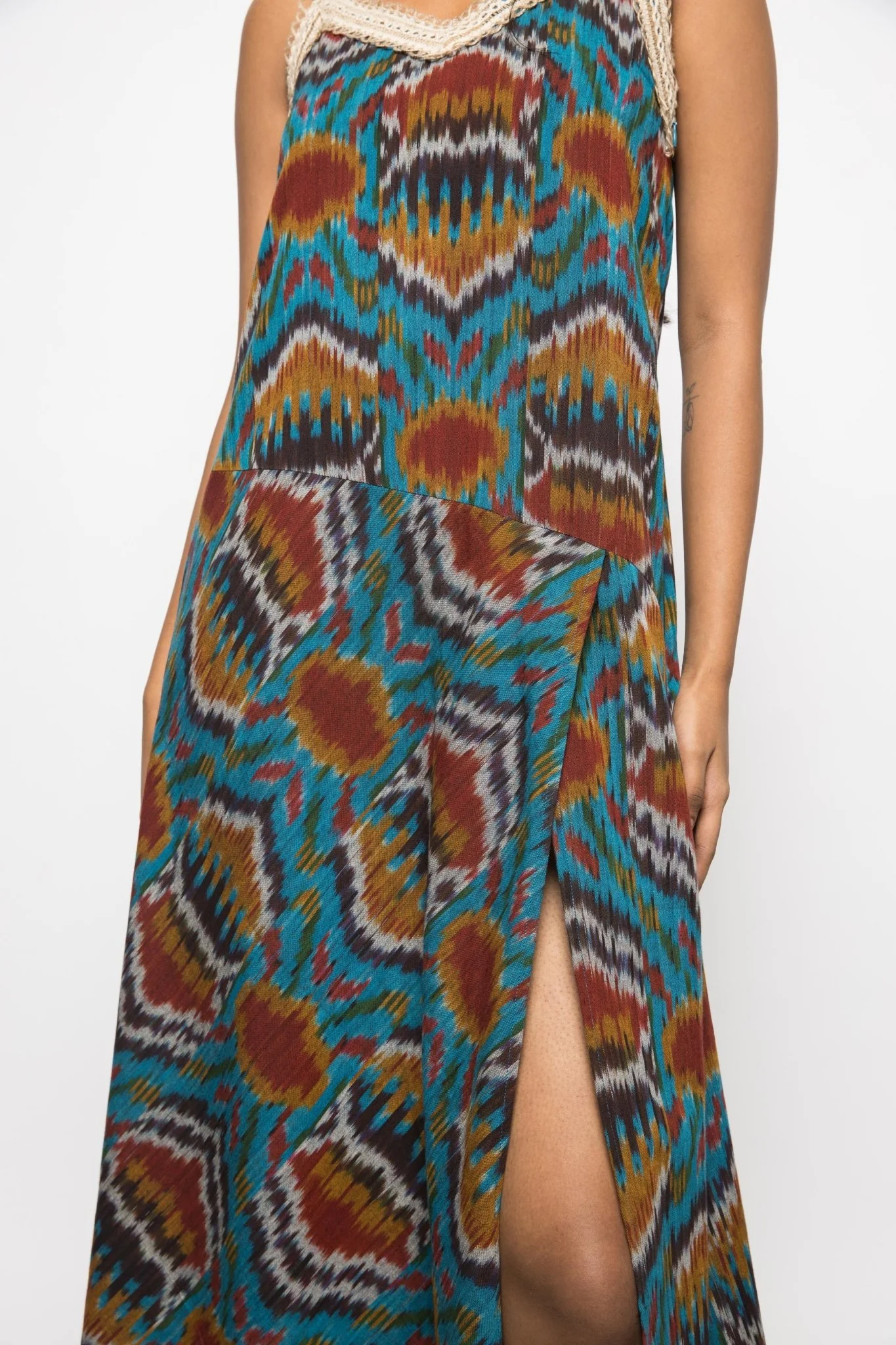Asymmetric Waist Sling Dress - Image 4