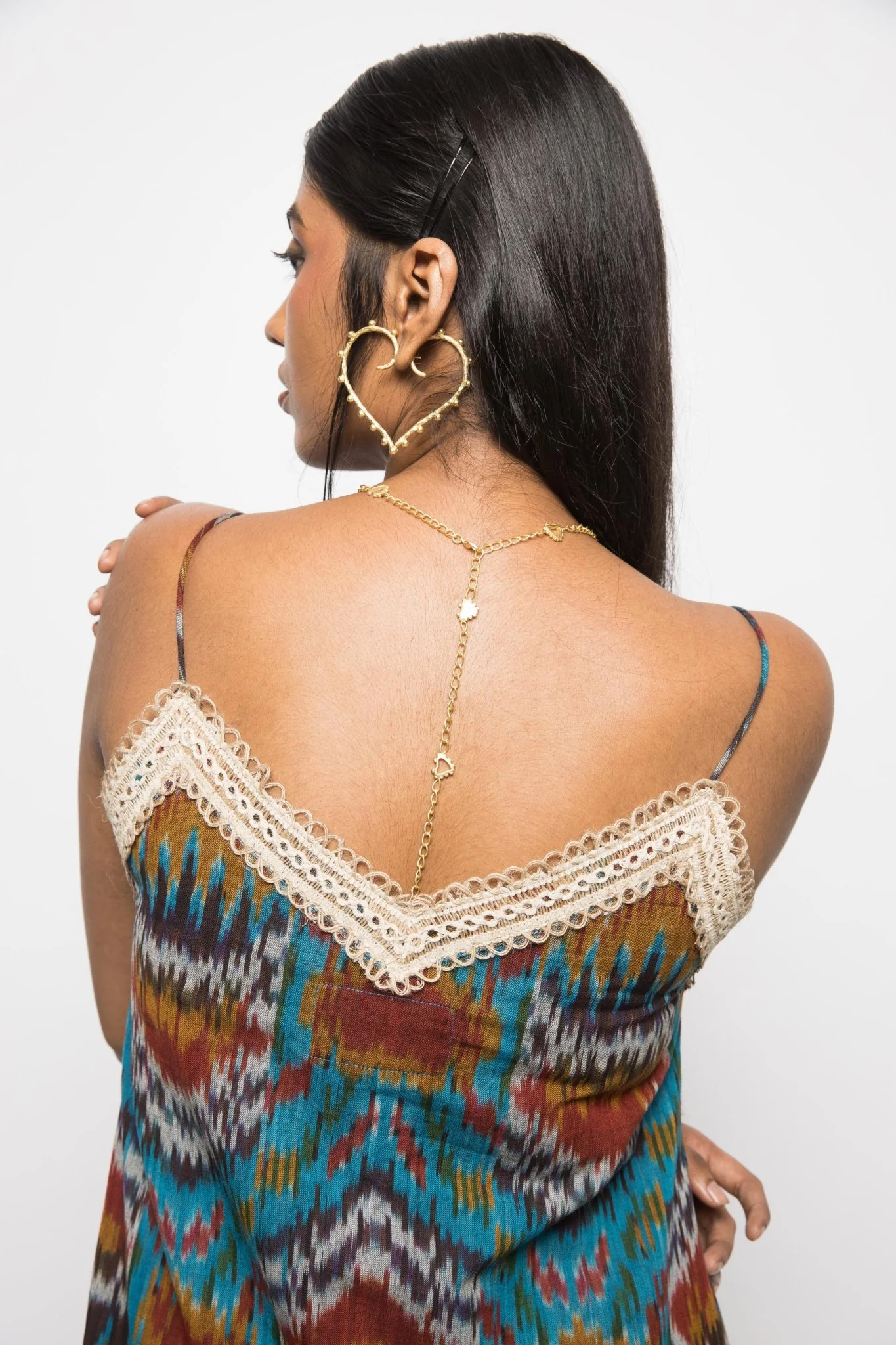 Asymmetric Waist Sling Dress - Image 8