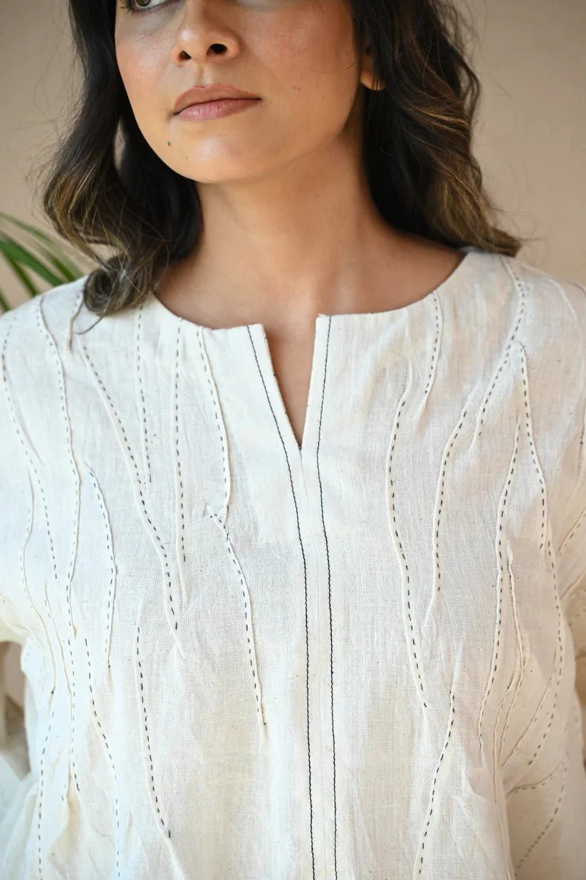 Ava Tunic - Natural White - Image 2