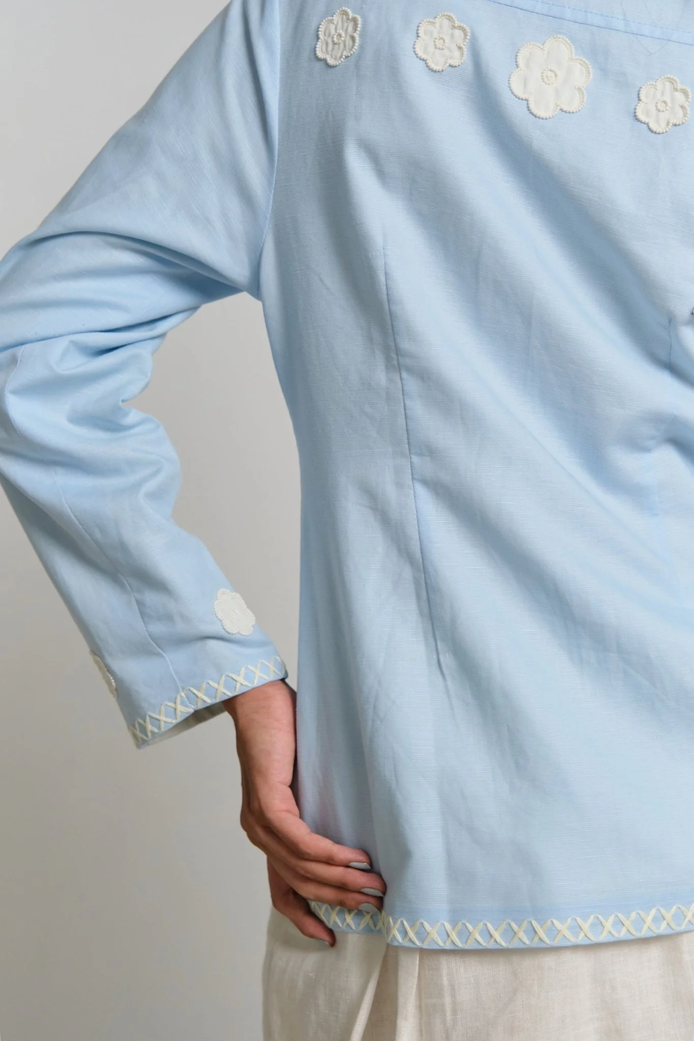 Azure Sea Folk Jacket - Image 5