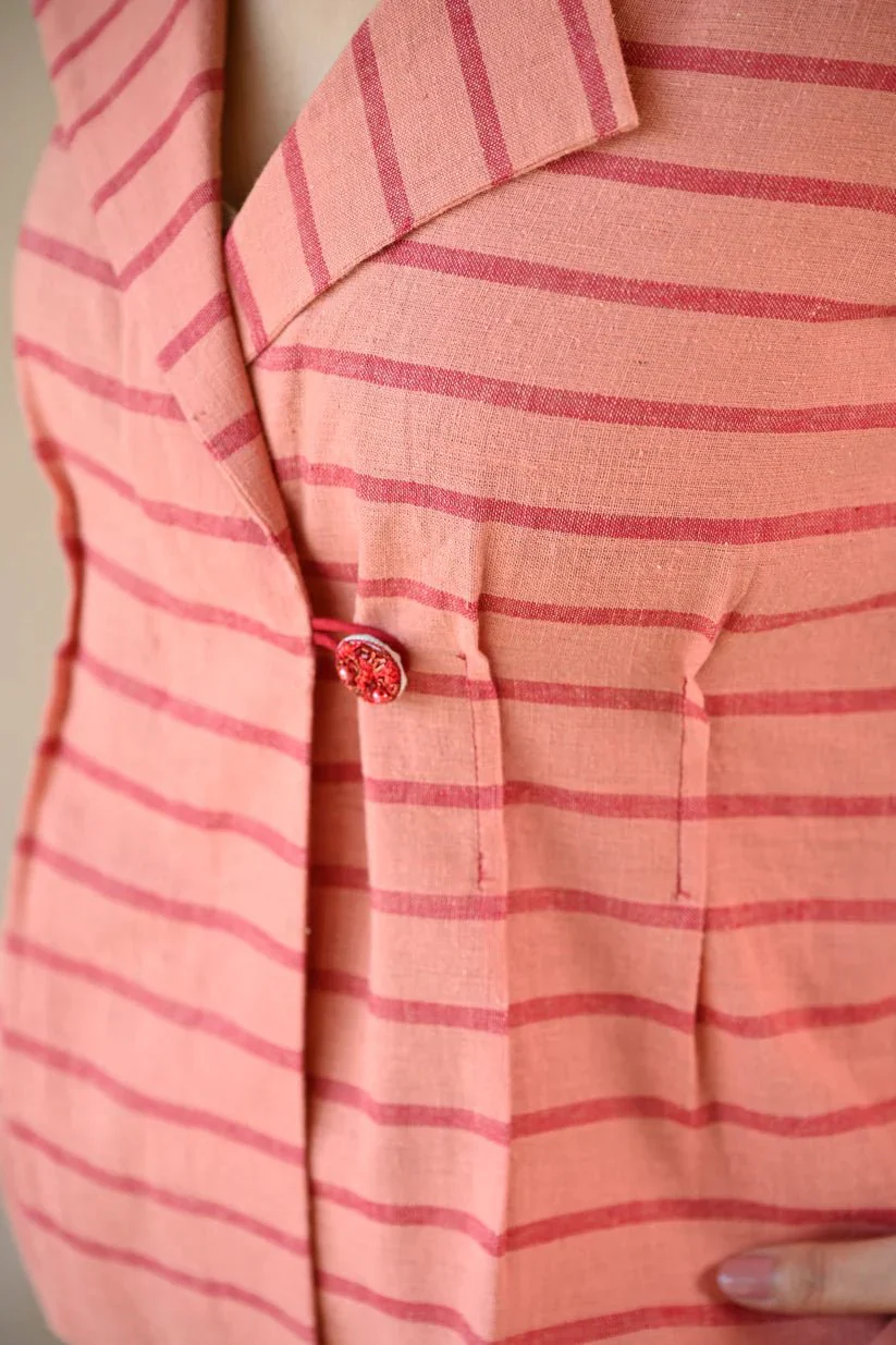 Azure Tunic - Peach Stripe - Image 4