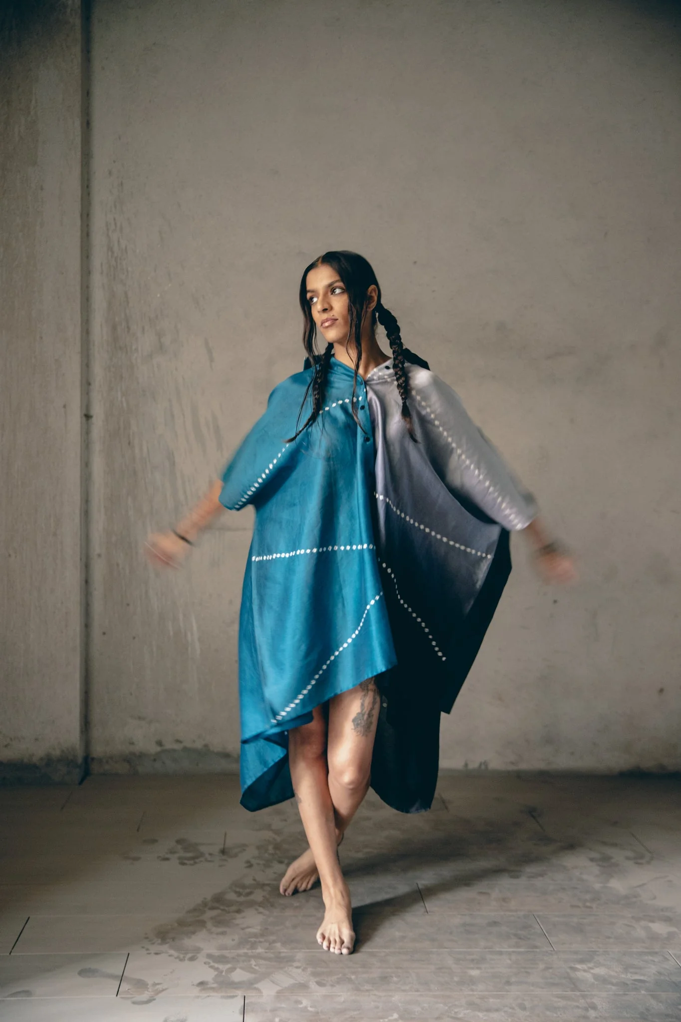 Bandhani Firdaus Kaftan Shirt