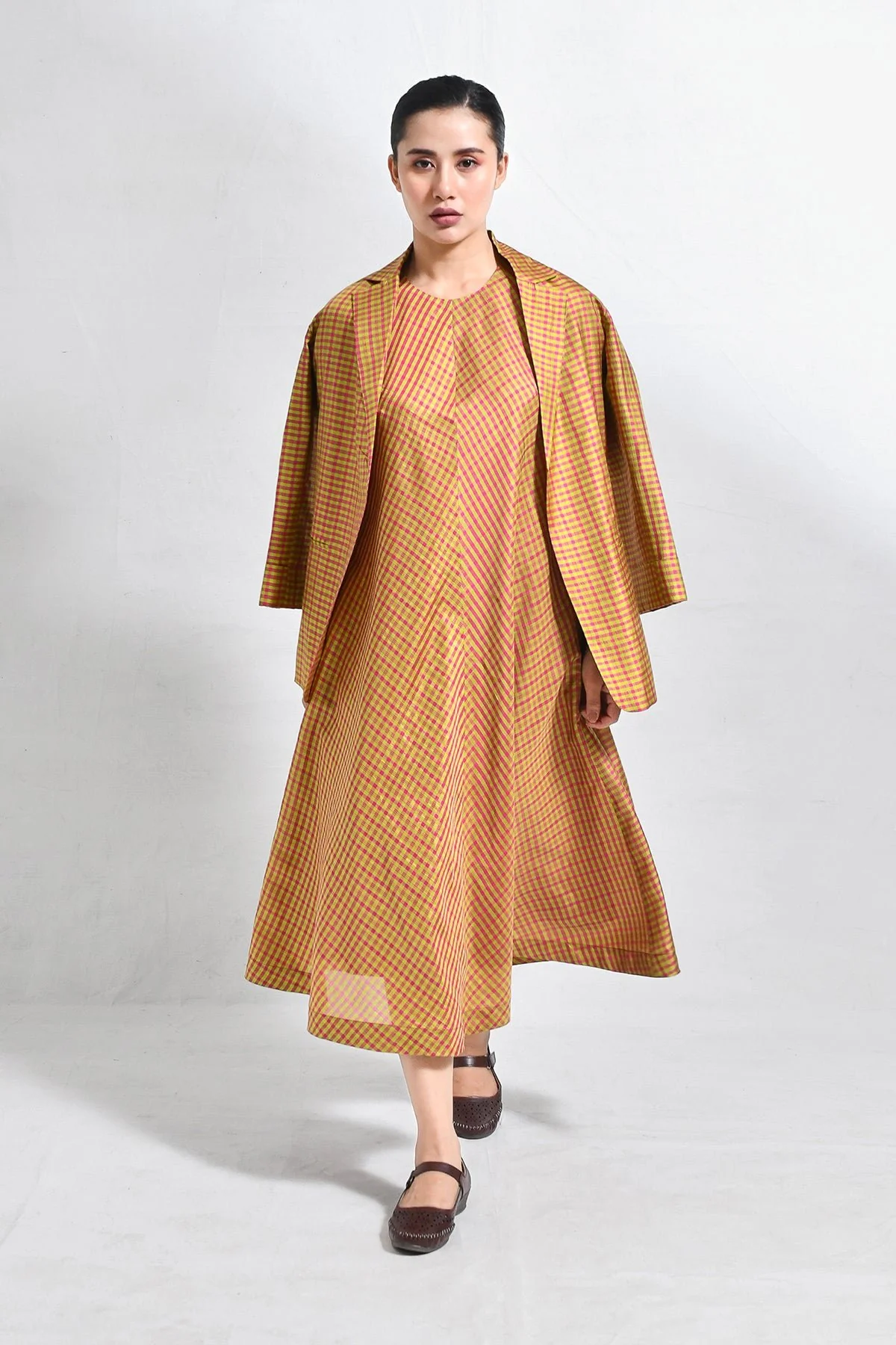 Bangalore Silk Checks Blazer