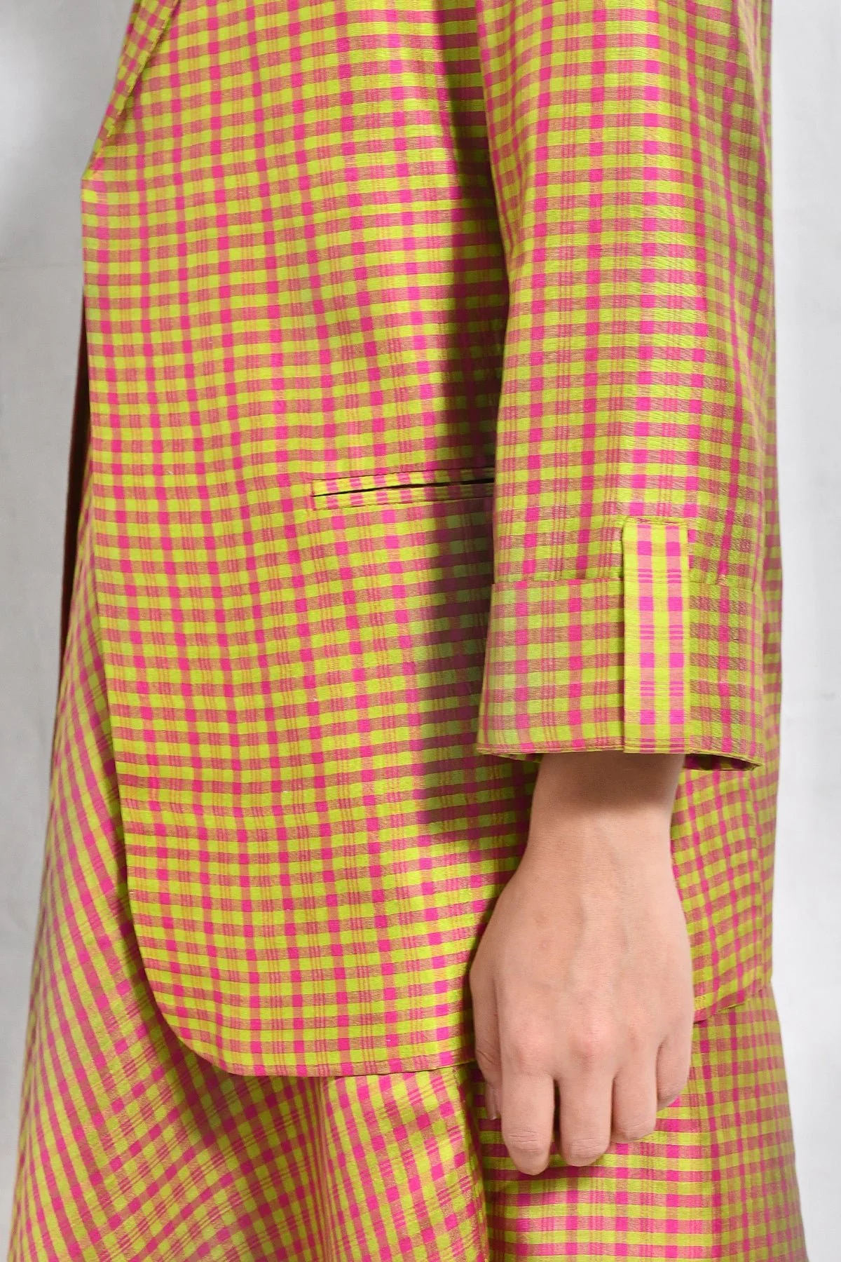 Bangalore Silk Checks Blazer - Image 4