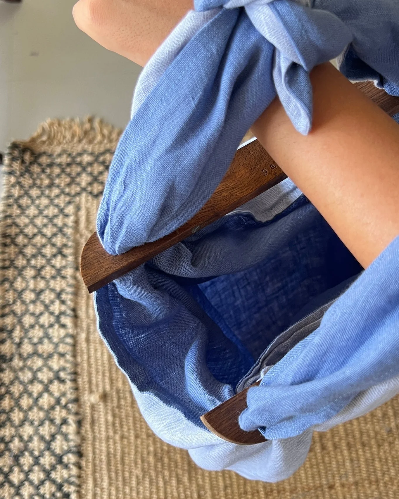 Beach Bag - Santorini Blue - Image 2