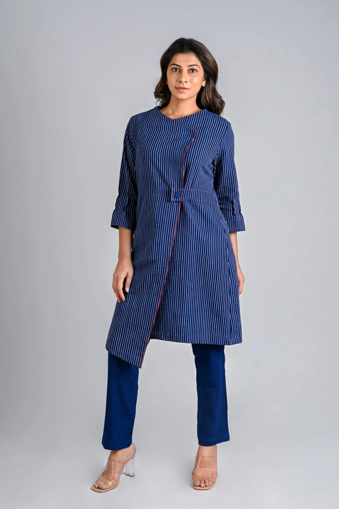 Belted Asymmetric Jacket - Image 8