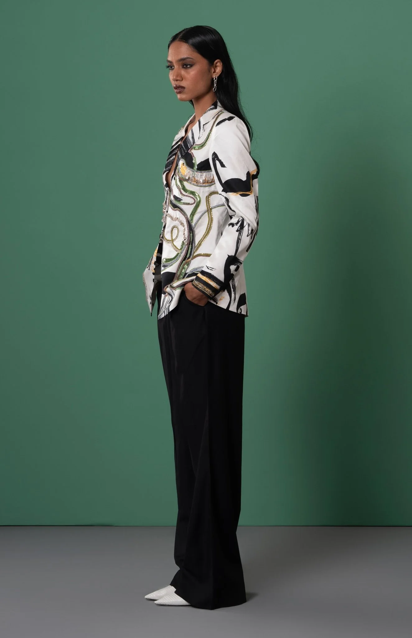 Beru Embroidered Blazer - Image 2