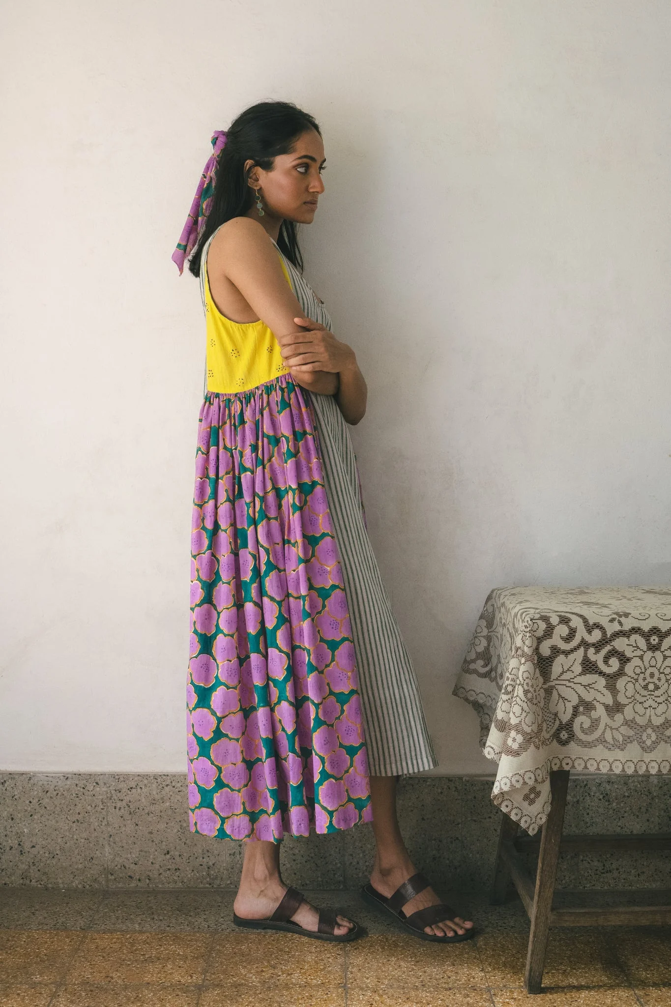 Blooming Patchwork Dress - Image 6