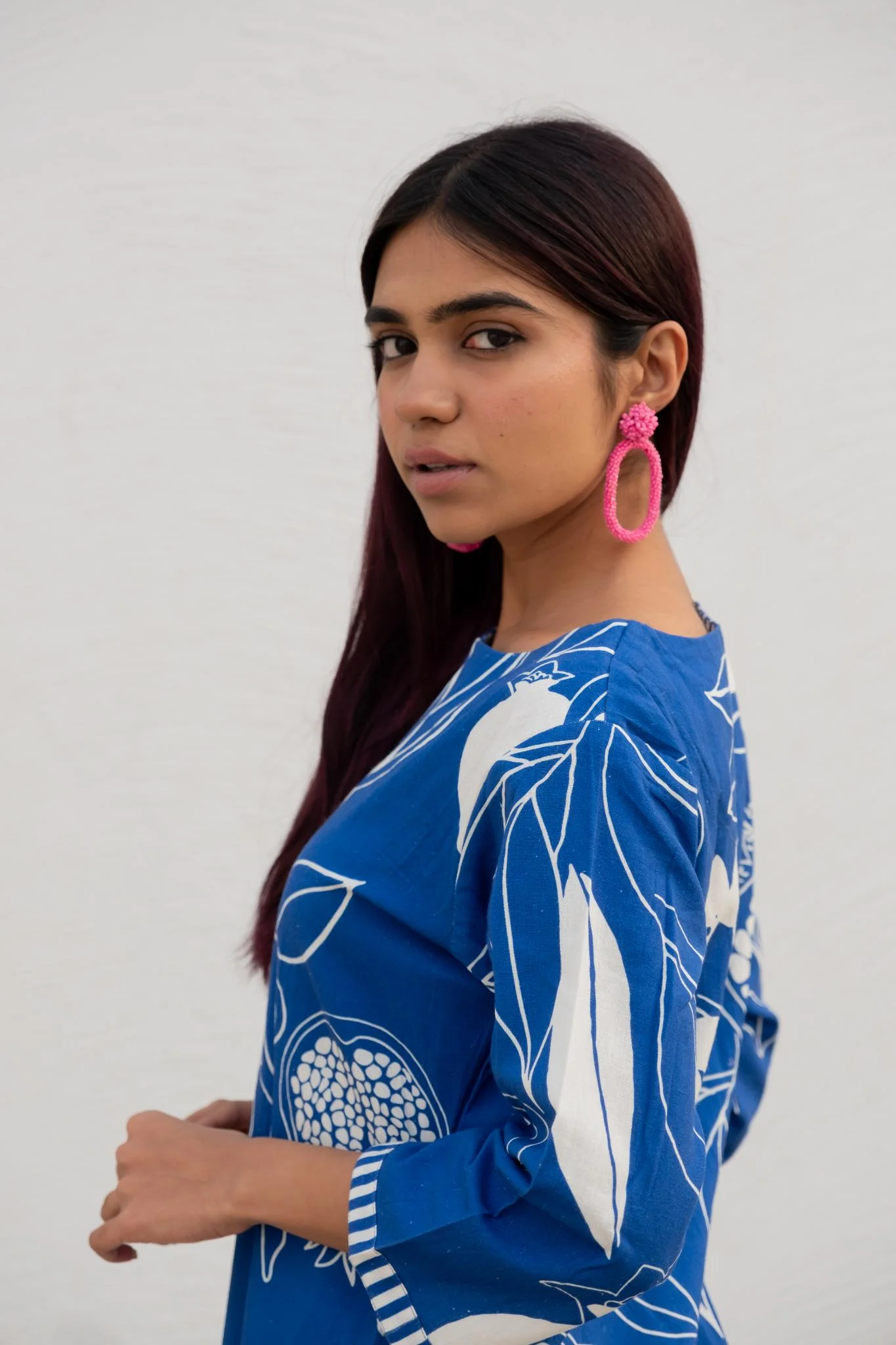Blue Anaar Kurta and Pants Co-ord Set - Image 3