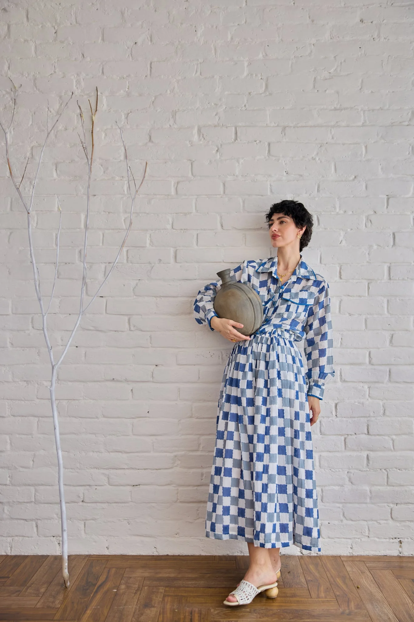 Blue Pixel Co-Ord Set
