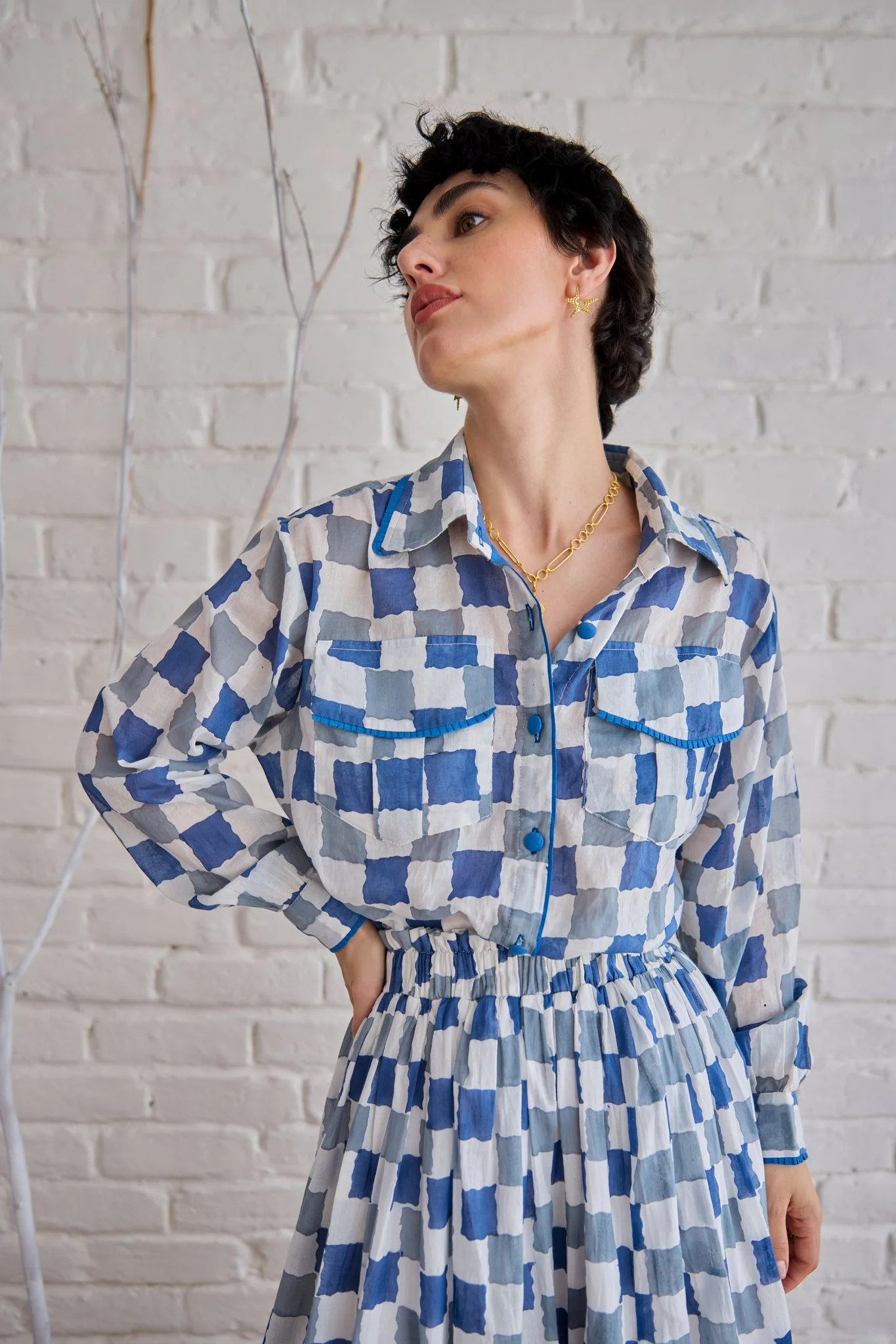 Blue Pixel Co-Ord Set - Image 2