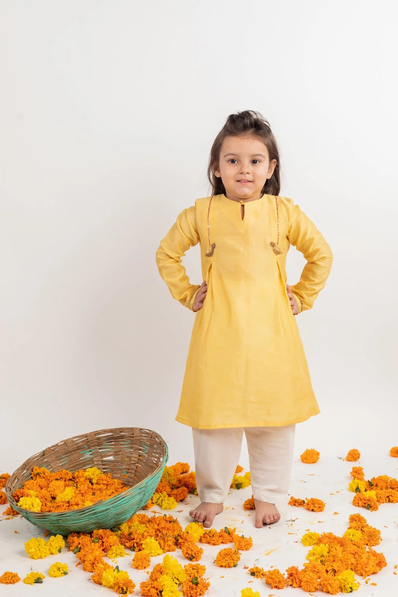 Box Pleat Kurta Set - Image 3