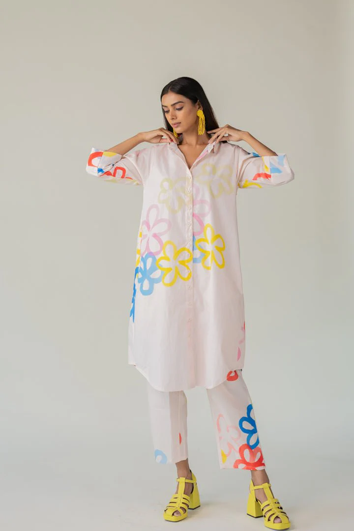 Bubble Bloom Buttondown Co-ord Set - Image 3