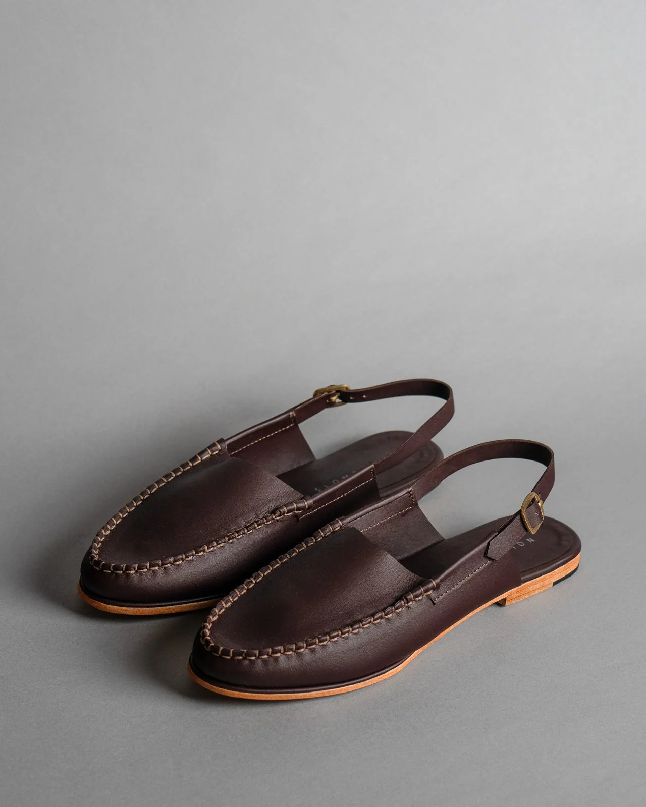 Burgundy Mule Loafers - Women - Image 5