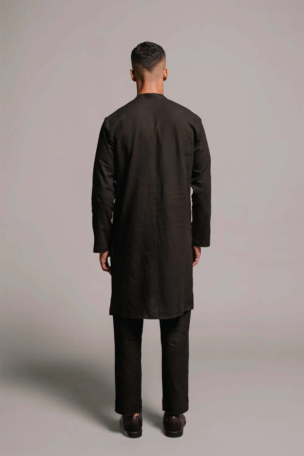 Kohl 100% Linen Men's Kurta Set - Image 9