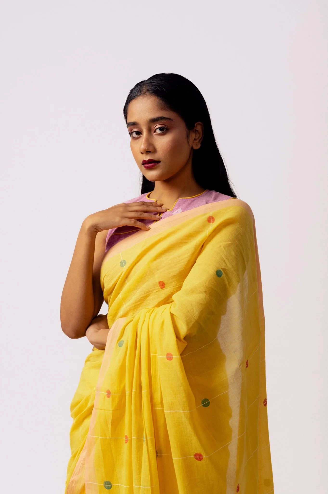 Carribean Sunrise Saree - Image 2