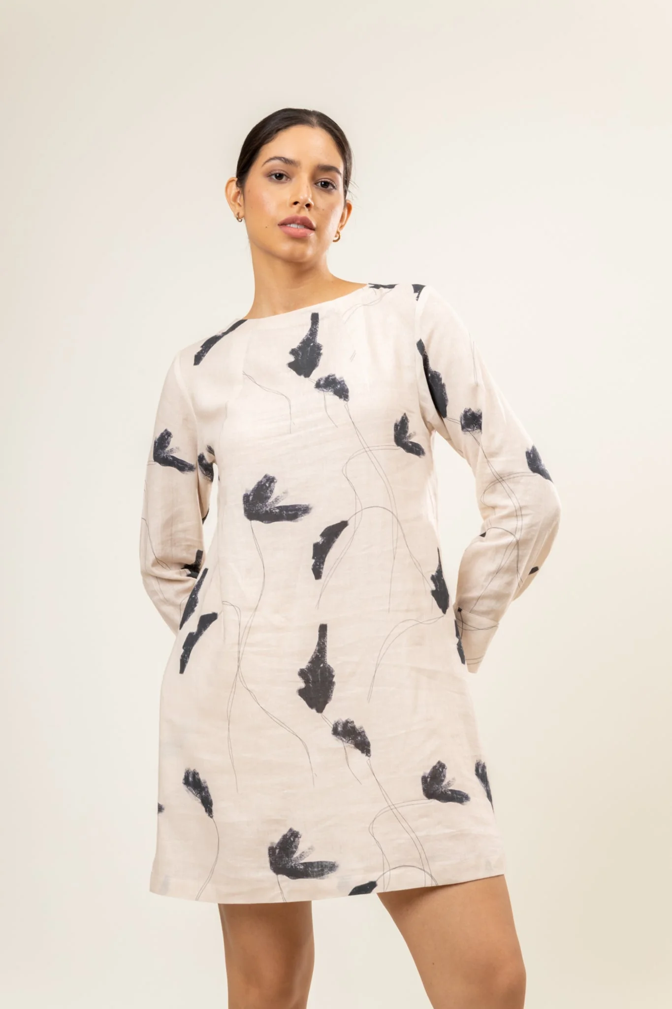 Carrie Printed Dress - Image 2