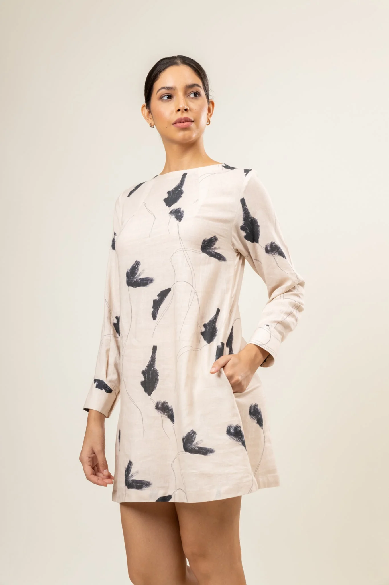 Carrie Printed Dress - Image 3