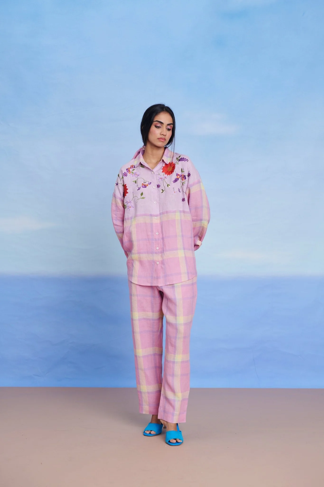 Cassata Linen Pleated Pants - Image 3