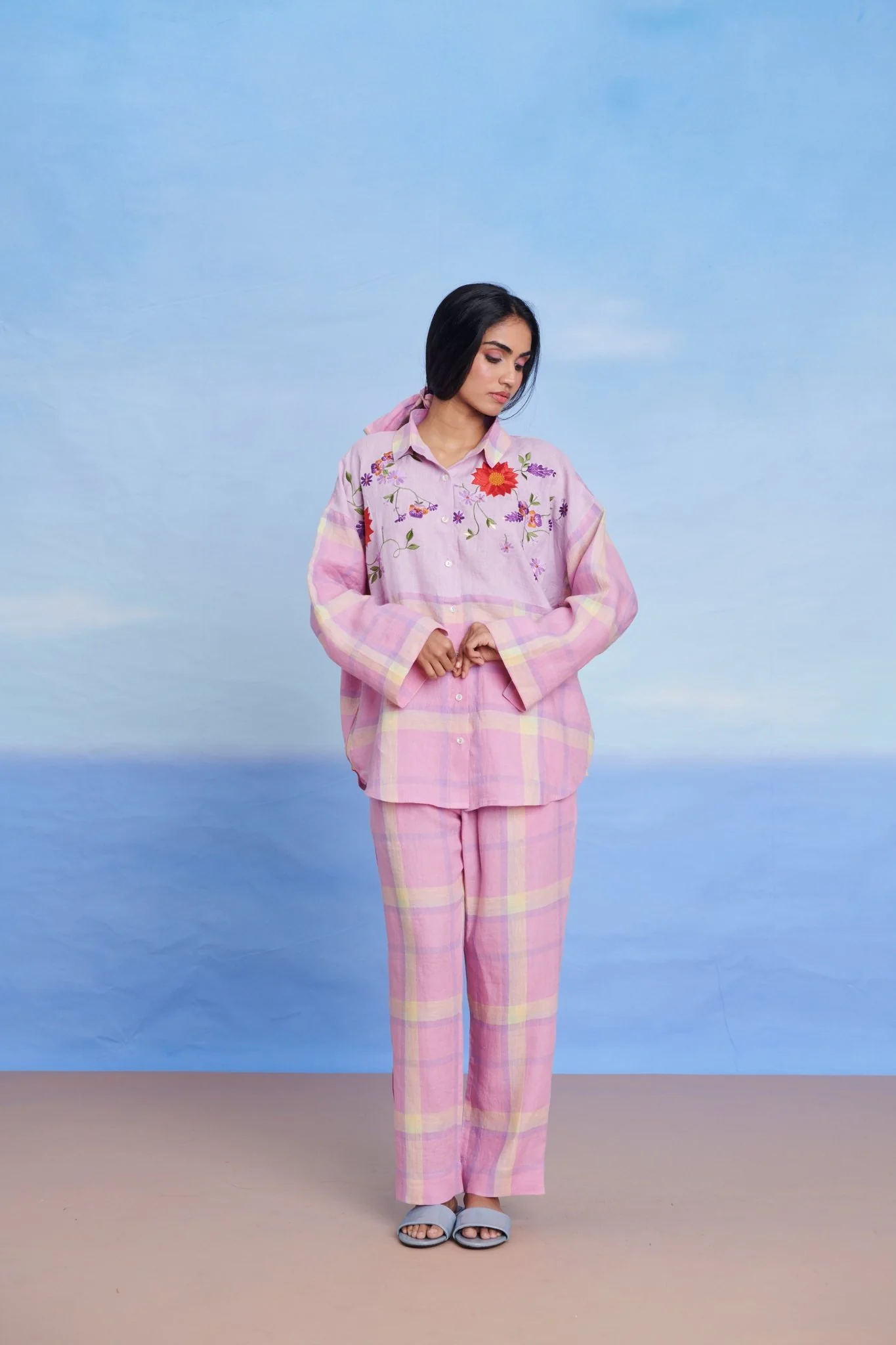 Cassata Linen Pleated Pants - Image 4