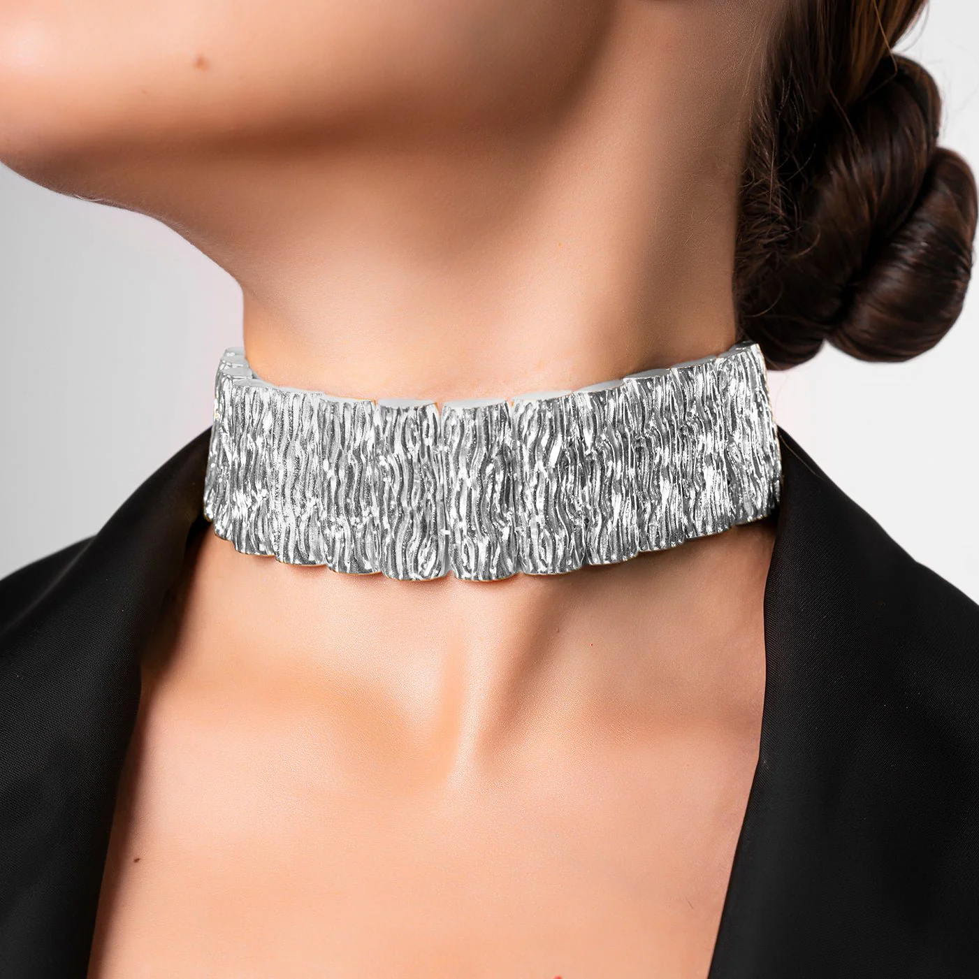 Cedar Necklace - Silver Tone