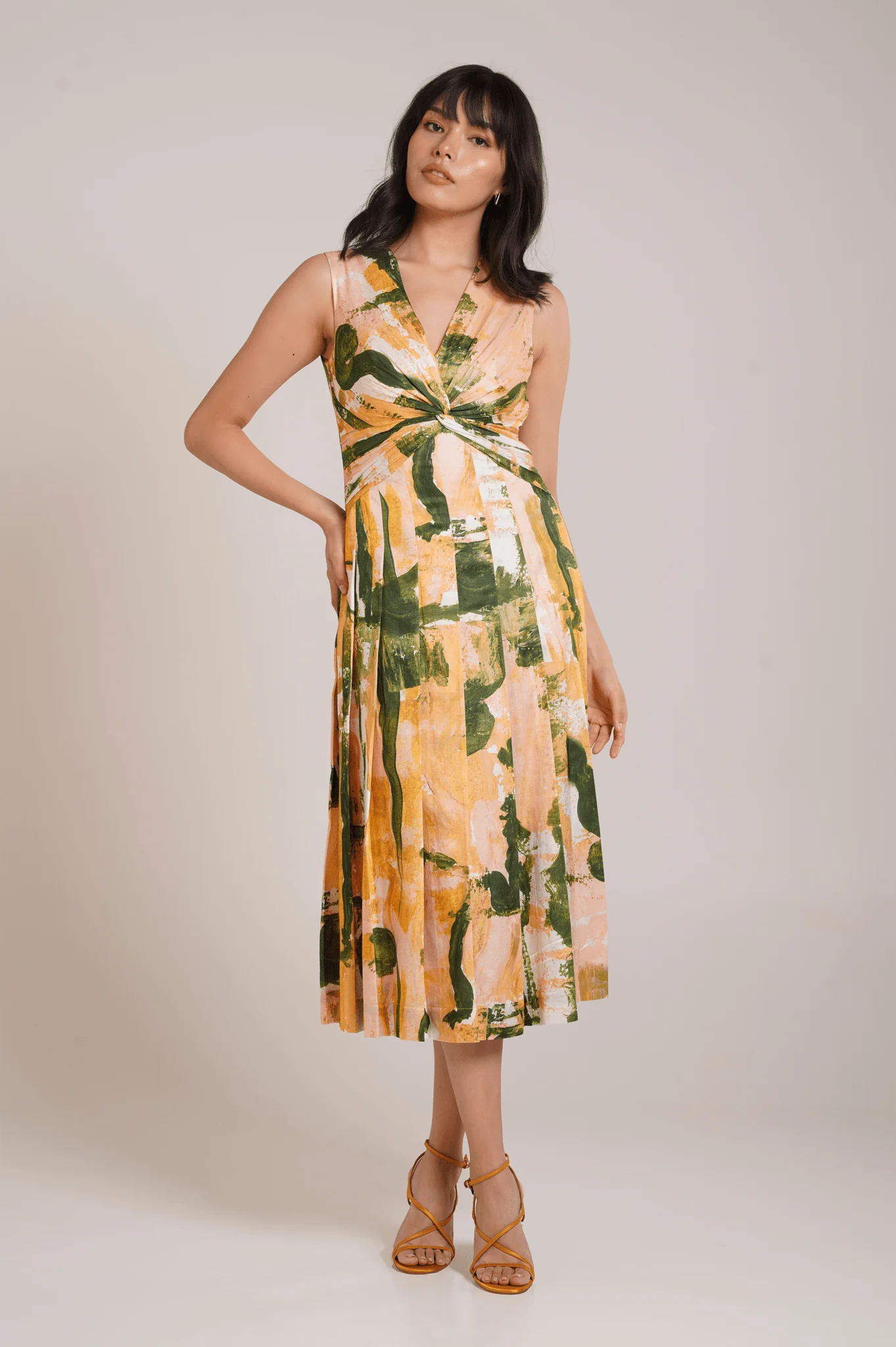 Ceri Pleated Dress
