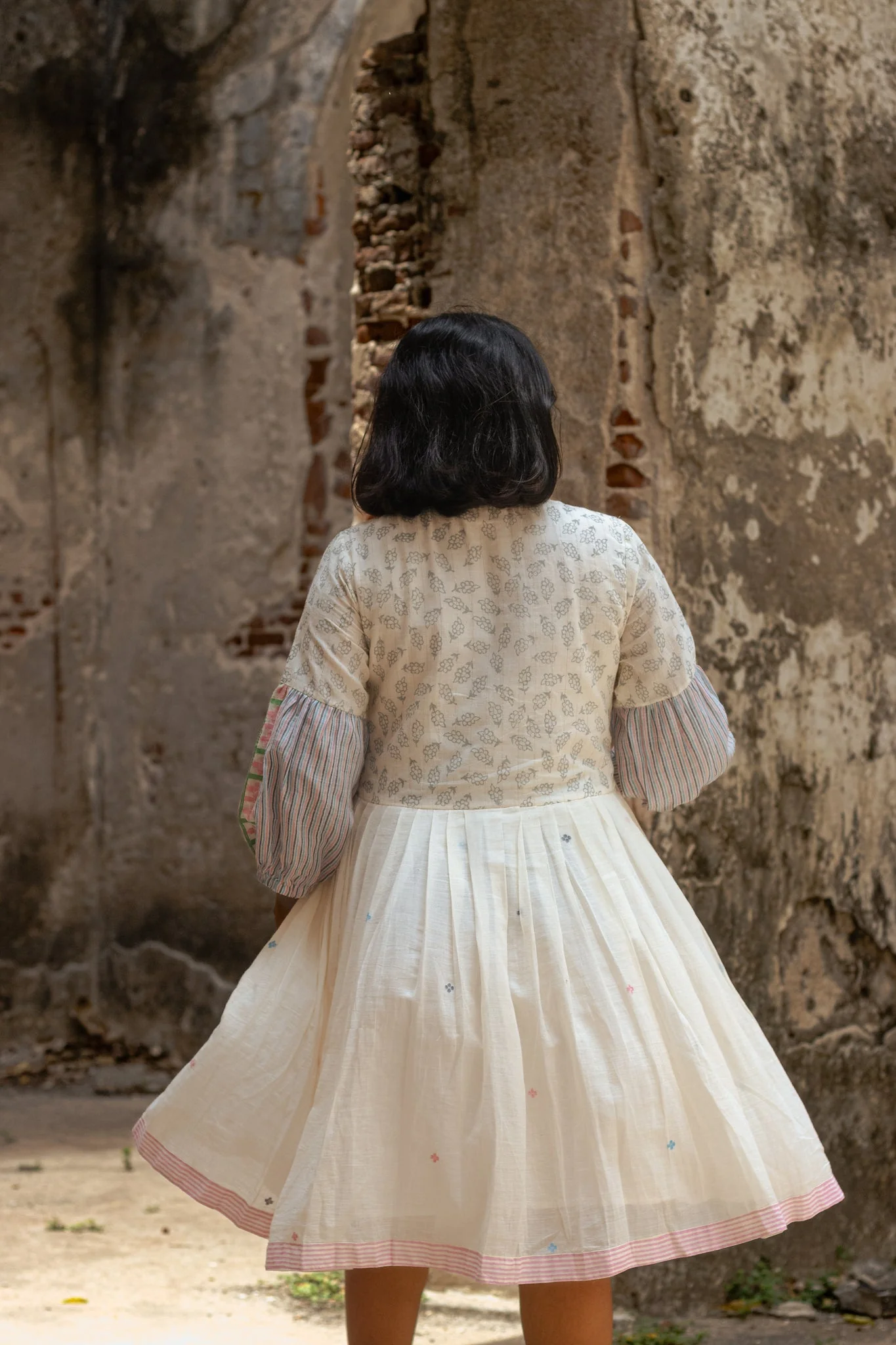 Ceylon Half Pleat Dress - Image 6