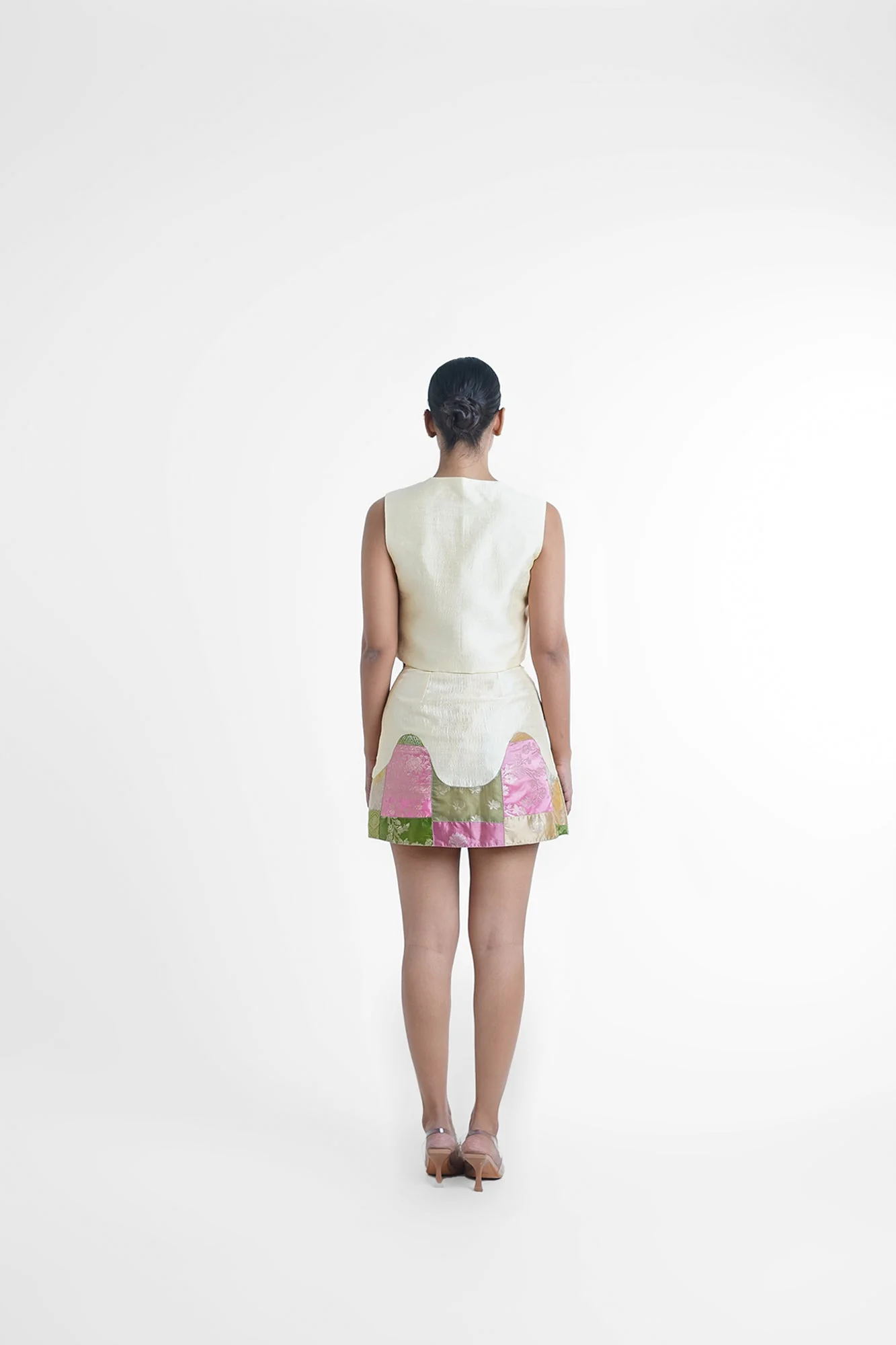 Cheri Upcycled Silk Skort - Image 6