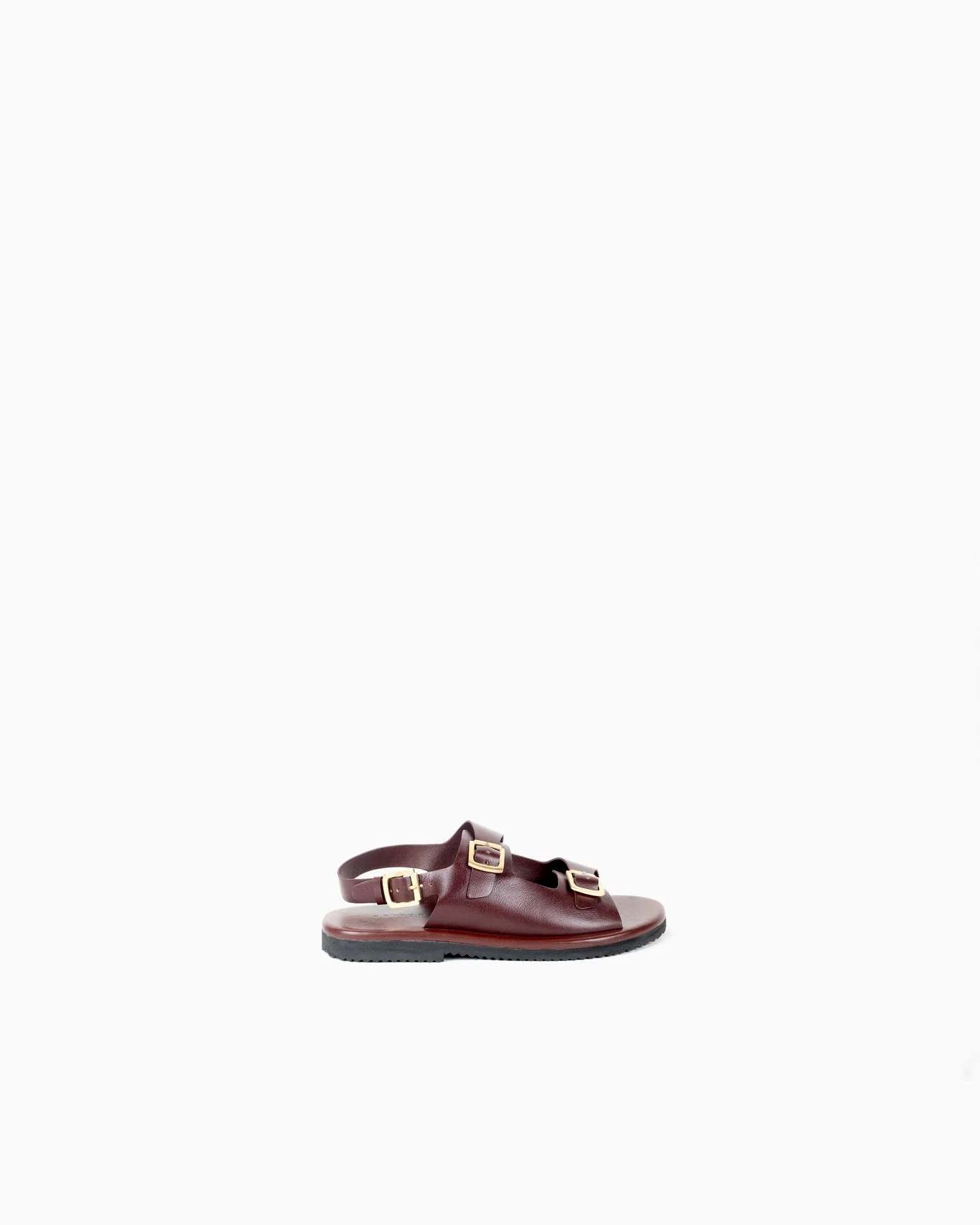 Classic Two Strap Leather Sandals for Men - Image 20