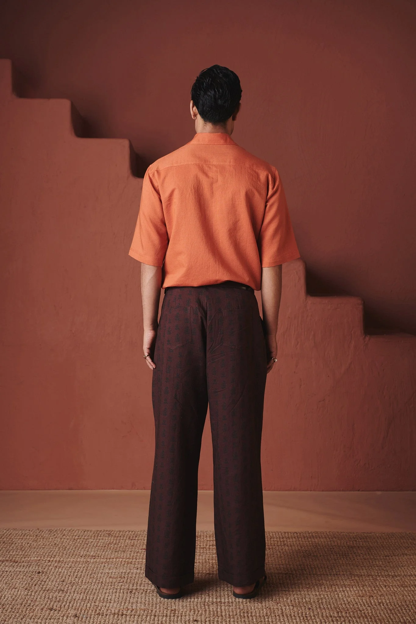 Coffee Buta Co-Linen Men's Baggy Pants - Image 5