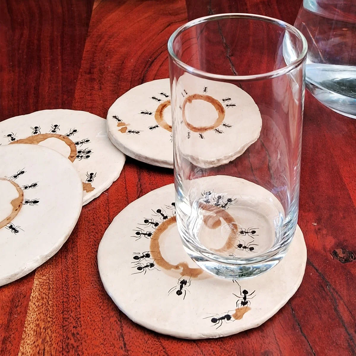 Coffee Lover Ants Coasters - Image 2