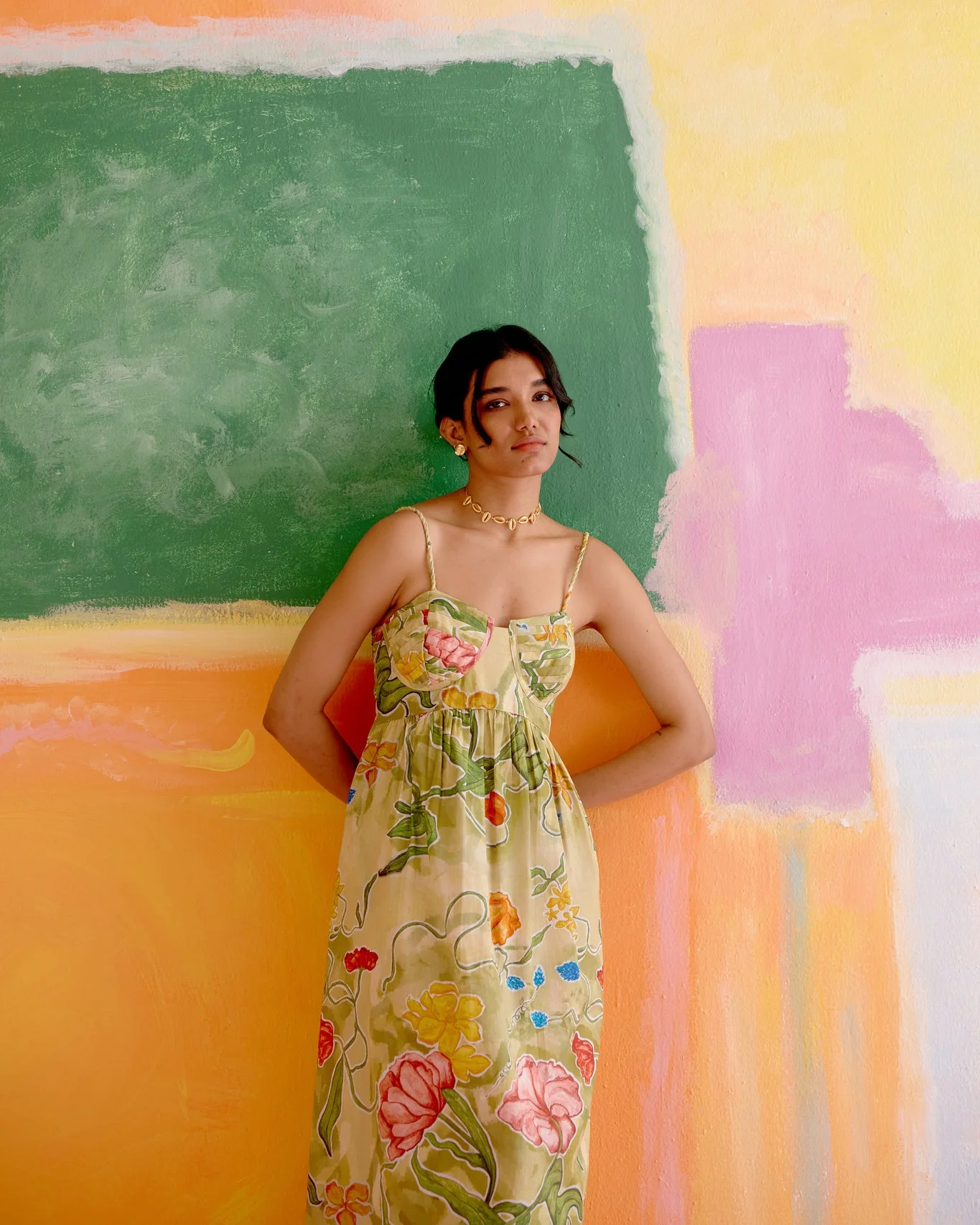 Como Maxi Dress in Le Jardin Print - Image 2